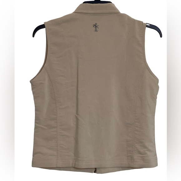 NWT Coldwater Creek embroidered detail zip front vest. Size medium - Picture 6 of 9